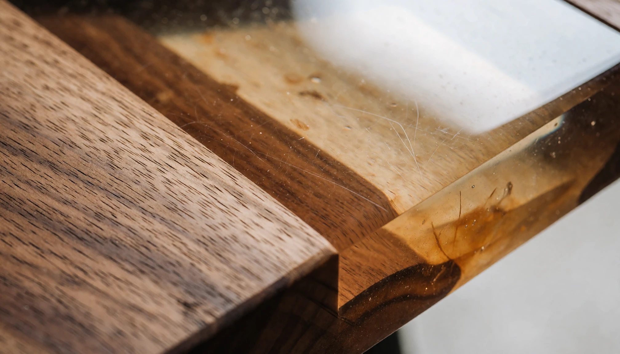 Meuble bois et résine sur mesure : idées pour un intérieur contemporain